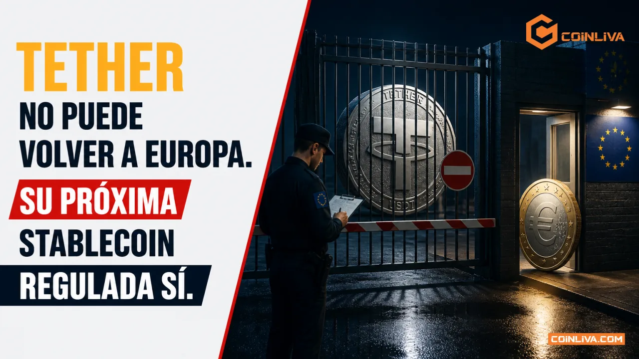Tether no puede volver a Europa. Su próxima stablecoin regulada sí.
