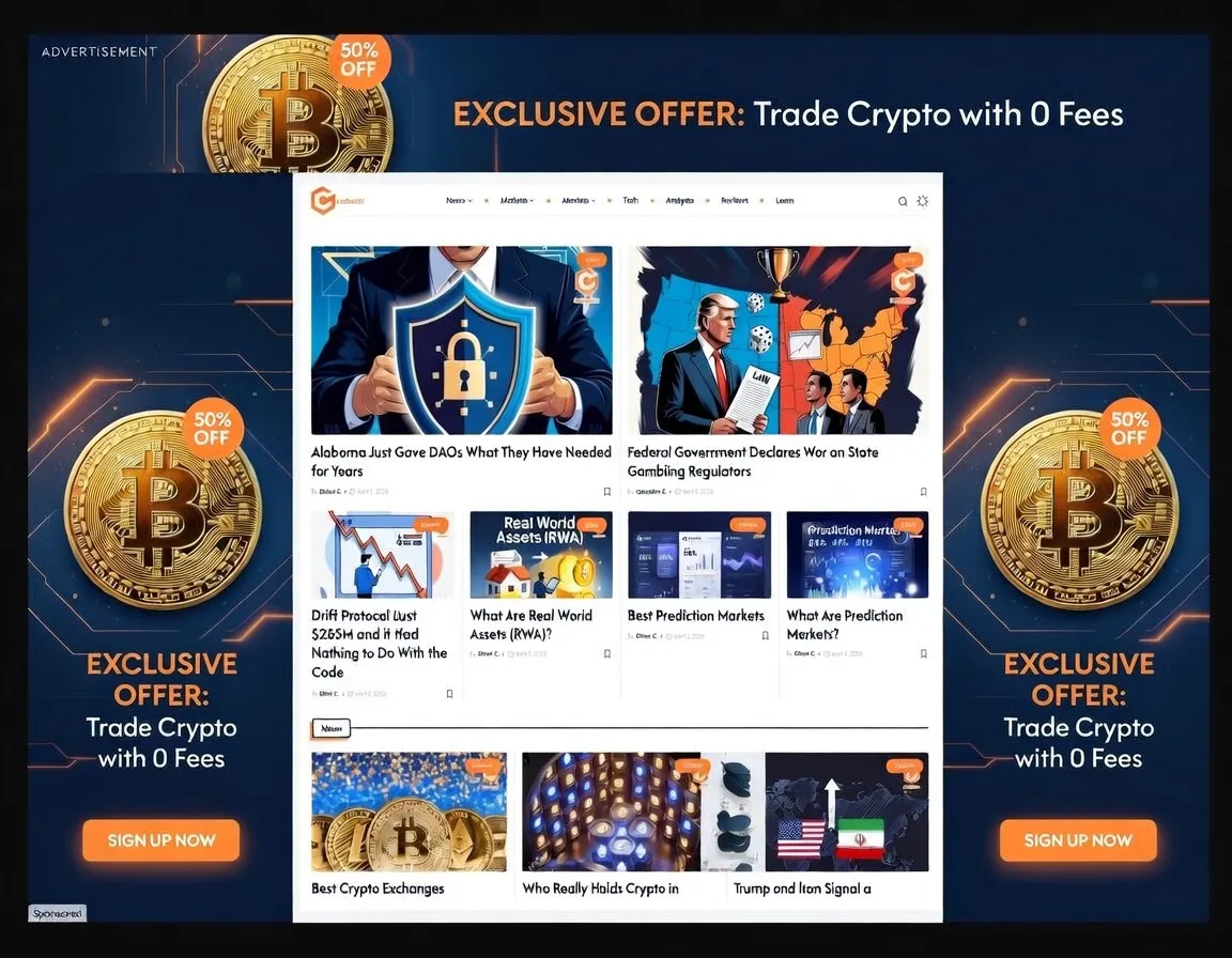 Vista previa del Homepage Takeover de Coinliva